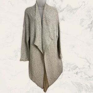 H&M Basic Oversized Long Knit Cardigan - Size XS - Grey